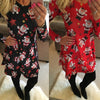 Image of S-5XL Plus Size Tunic Autumn Women Dresses Casual Cartoon Print