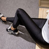 Image of S-XXL Size Women Shiny Black Legging