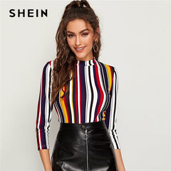 Length Sleeve Elegant Office Lady Tshirt Tops