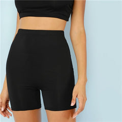 Solid Cycling High Waist Leggings