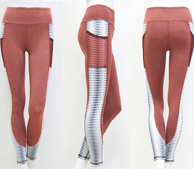 Pocket High Waist Leggings Women Fitness Workout Activewear