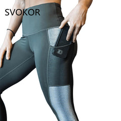 Pocket High Waist Leggings Women Fitness Workout Activewear