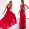 Image of Sexy Women Multiway Wrap Convertible Boho Maxi Club Red Dress Bandage Long Dress Party Bridesmaids Infinity Robe Longue Femme