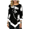 Image of Women Spring & Summer O-neck Blouse 3/4 Sleeve