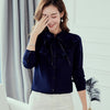 Image of Women White Shirt Long Sleeve Shirts Korean Ruffles Women Streetwear