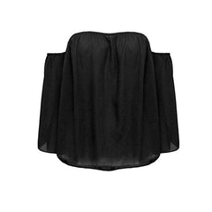 Stylish Women Off Shoulder Casual Blouse Shirt