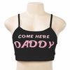 Image of Summer Woman Soft Letter DADDY Print Short Tank