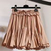 Image of Surmiitro White Black Chiffon Summer Shorts Skirt Women 2020 Fashion Korean High Waist Tutu Pleated Mini Sun School Skirt Female