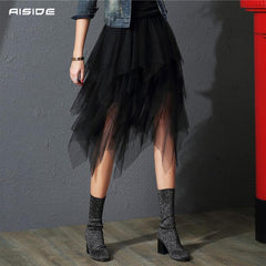 Tulle Skirts Womens Faldas Mujer Moda