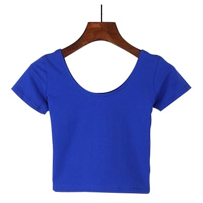 VILACOROA Best Sell Harajuku U Neck T-shirt Women Sexy Black Short Sleeve Tee Crop