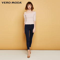 Vero Moda Slim wrap stretch denim pants