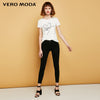 Image of Vero Moda Slim wrap stretch denim pants