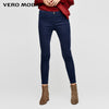 Image of Vero Moda Slim wrap stretch denim pants