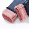 Image of Winter Warm Jeans Woman 2020 High Waist Casual Velvet