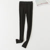 Image of Women Black Gray Leggings Skinny Pants