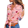 Image of Long Sleeve Women Chiffon Blouse