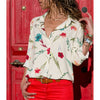 Image of Long Sleeve Women Chiffon Blouse