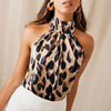 Image of Women Blouses Sexy Leopard Print Ladies Shirts And Halter Blouse