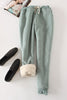 Image of Women Pant Winter Thick Lambskin Cashmere Pants