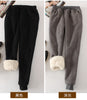 Image of Women Pant Winter Thick Lambskin Cashmere Pants