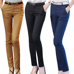 Women Pencil Pants 2019 Autumn High Waist Ladies