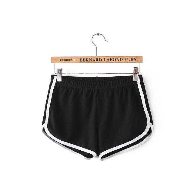 Women Shorts Summer Striped Athletic Short Ladies Running Fitness Jogging Clothe