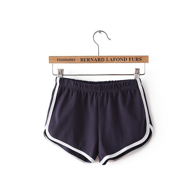 Women Shorts Summer Striped Athletic Short Ladies Running Fitness Jogging Clothe