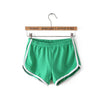 Image of Women Shorts Summer Striped Athletic Short Ladies Running Fitness Jogging Clothe