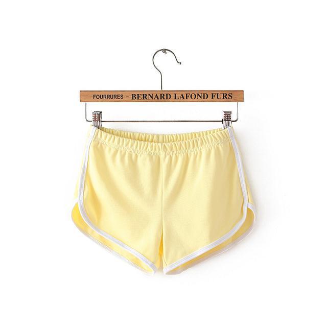 Women Shorts Summer Striped Athletic Short Ladies Running Fitness Jogging Clothe