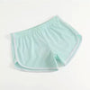 Image of Women Shorts Summer Striped Athletic Short Ladies Running Fitness Jogging Clothe