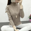 Image of Women Turtleneck Winter Sweater Women  Long Sleeve