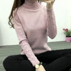 Image of Women Turtleneck Winter Sweater Women  Long Sleeve