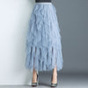 Image of Women irregular Tulle Skirts Fashion Elastic High Waist Mesh