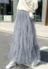 Image of Women irregular Tulle Skirts Fashion Elastic High Waist Mesh