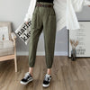 Image of Women pants 2019 spring summer fashion female solid high waist