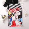 Image of Women's Pencil skirt 2019 New Cartoon Mouse Print High Waist Slim Skirts Young Girl Summer Large Size Japan Female Falda