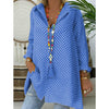 Image of Women's Summer Loose Casual Dot Blouse Shirt