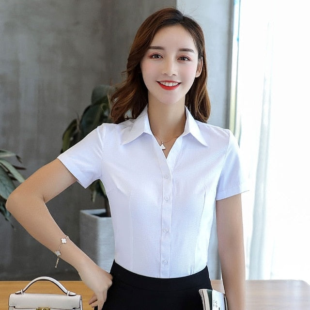Womens and Blouses Cotton Women Shirts Solid