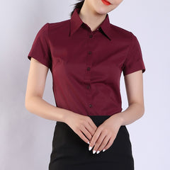 Womens and Blouses Cotton Women Shirts Solid