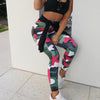 Image of Fitness Legging Anti Cellulite Pants Activewear Camouflage