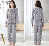 Image of Autumn & Winter Women Pyjamas Sets pajamas Sleepwear Suit Thick