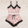 Image of Women Bow Sleepwear Sleeveless Strap Nightwear