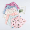 Image of Summer Women Sleep Shorts Cotton Gauze Pajamas Pants