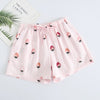 Image of Summer Women Sleep Shorts Cotton Gauze Pajamas Pants