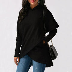 2020 Autumn Winter Plus Size Long Sleeve Pocket Pullover Hoodie