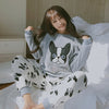 Image of Women Pajama Sets for  Autumn and  winter Flannel