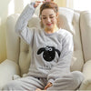 Image of Women Pajama Sets for  Autumn and  winter Flannel