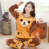 Image of Women Pajama Sets for  Autumn and  winter Flannel