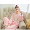 Image of Women Pajama Sets for  Autumn and  winter Flannel