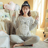 Image of Women Pajama Sets for  Autumn and  winter Flannel